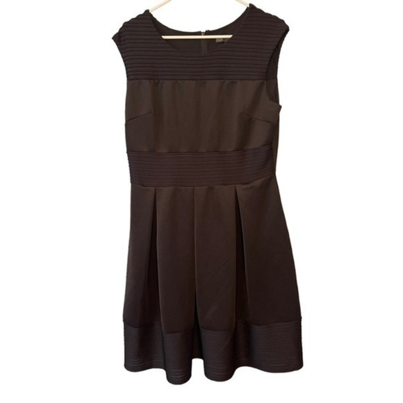 Covington Women’s Black Sleeveless Midi Length A Line Dress. Size 14 - Picture 1 of 11